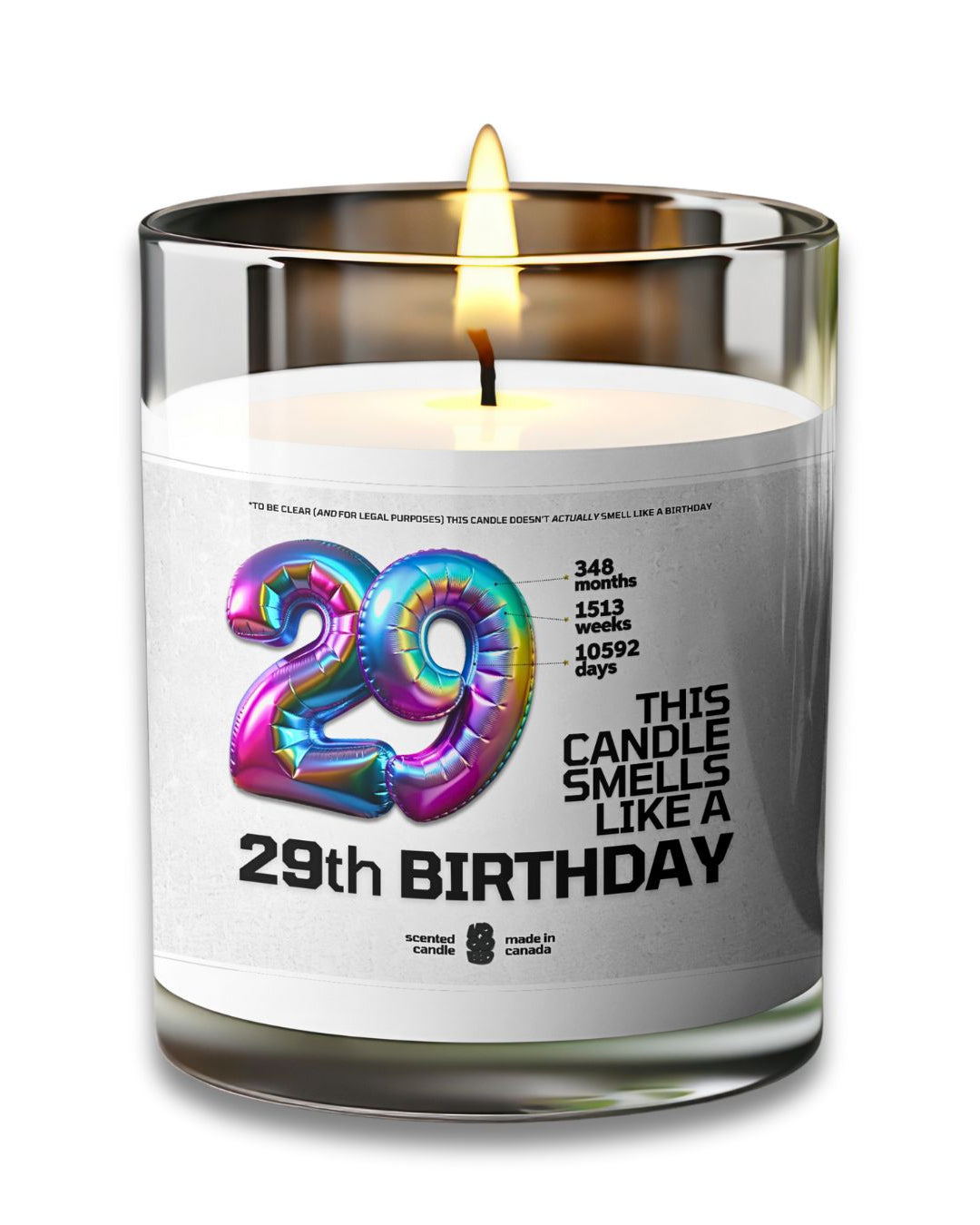 29 Birthday Candle 9 Years Old Birthday Gift Candle Voodeed