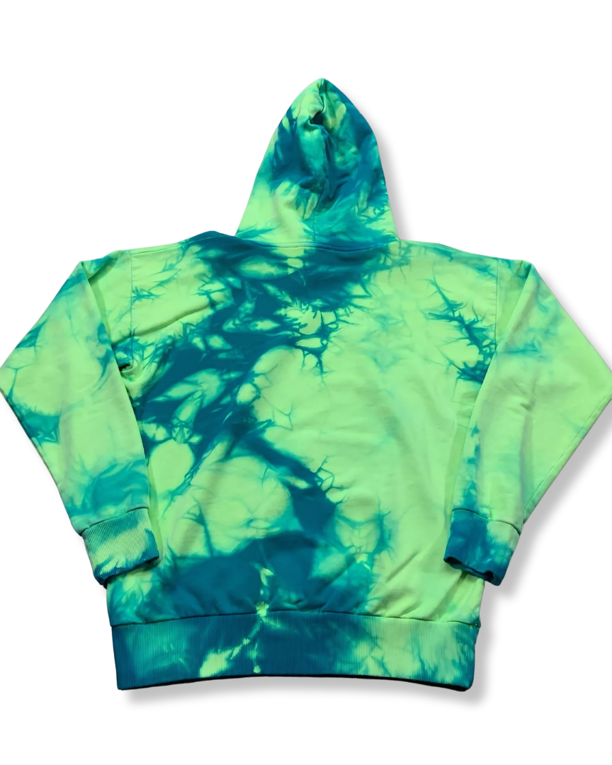 DIESEL | Copyright Green Tye Dye Hoodie (L) - VOODEED.com / VOO•DEED