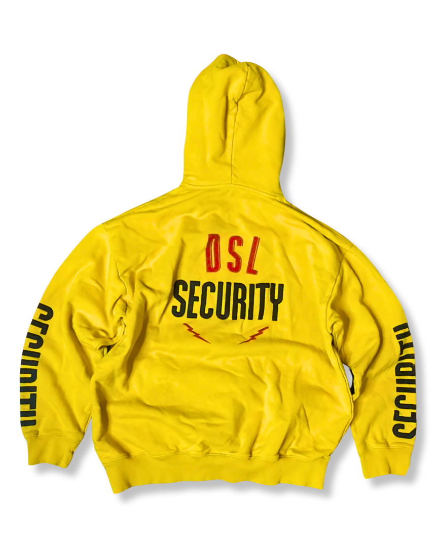 DIESEL | DSL Mustard Security Hoodie (S) - VOODEED.com / VOO•DEED