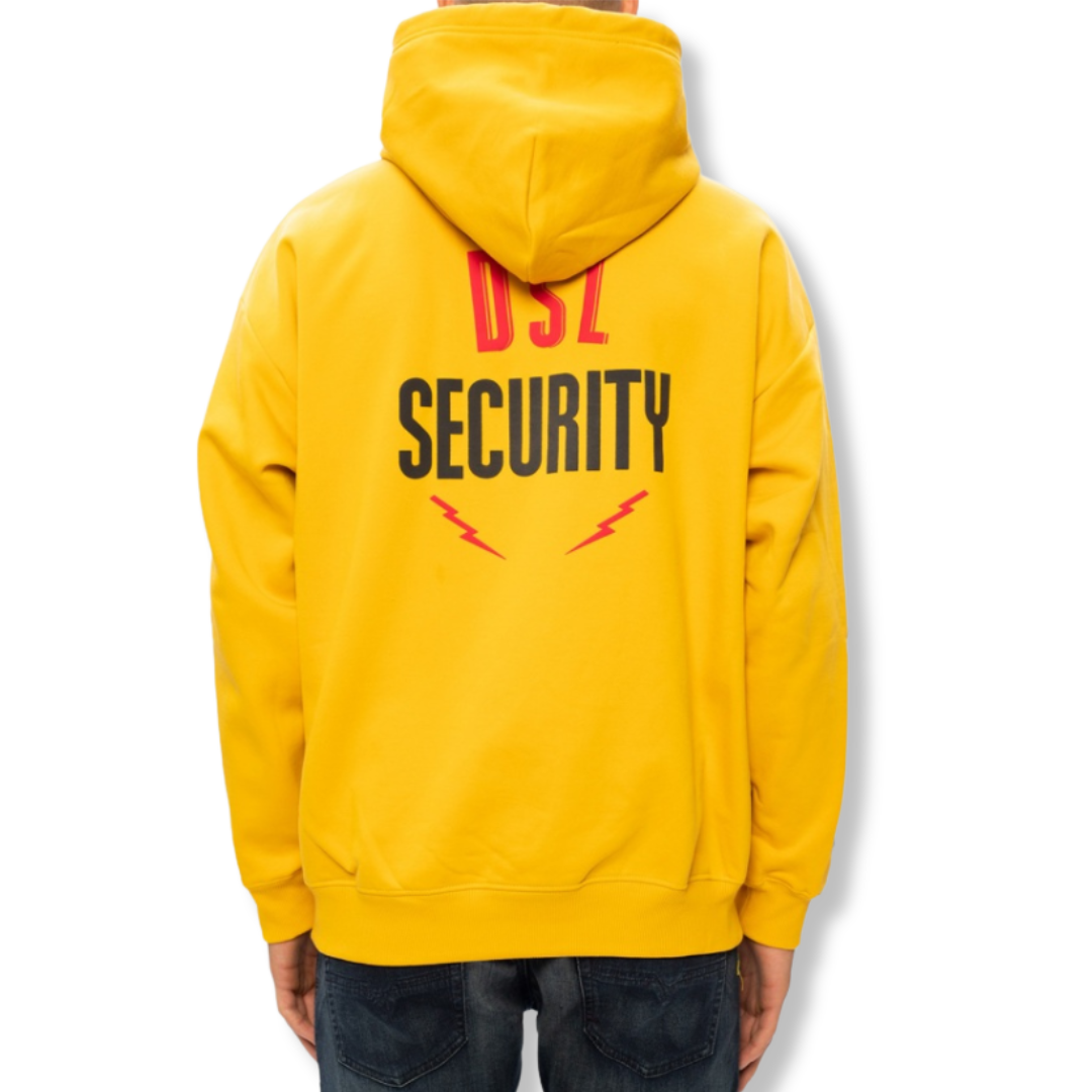 DIESEL | DSL Mustard Security Hoodie (S) - VOODEED.com / VOO•DEED