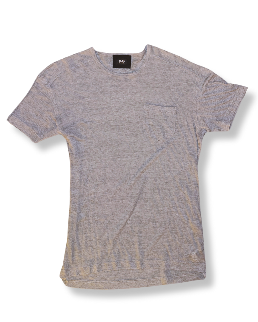 Extra Sheer/Thin 2009 Light Grey Vintage T-shirt (M) - VOODEED / VOO•DEED
