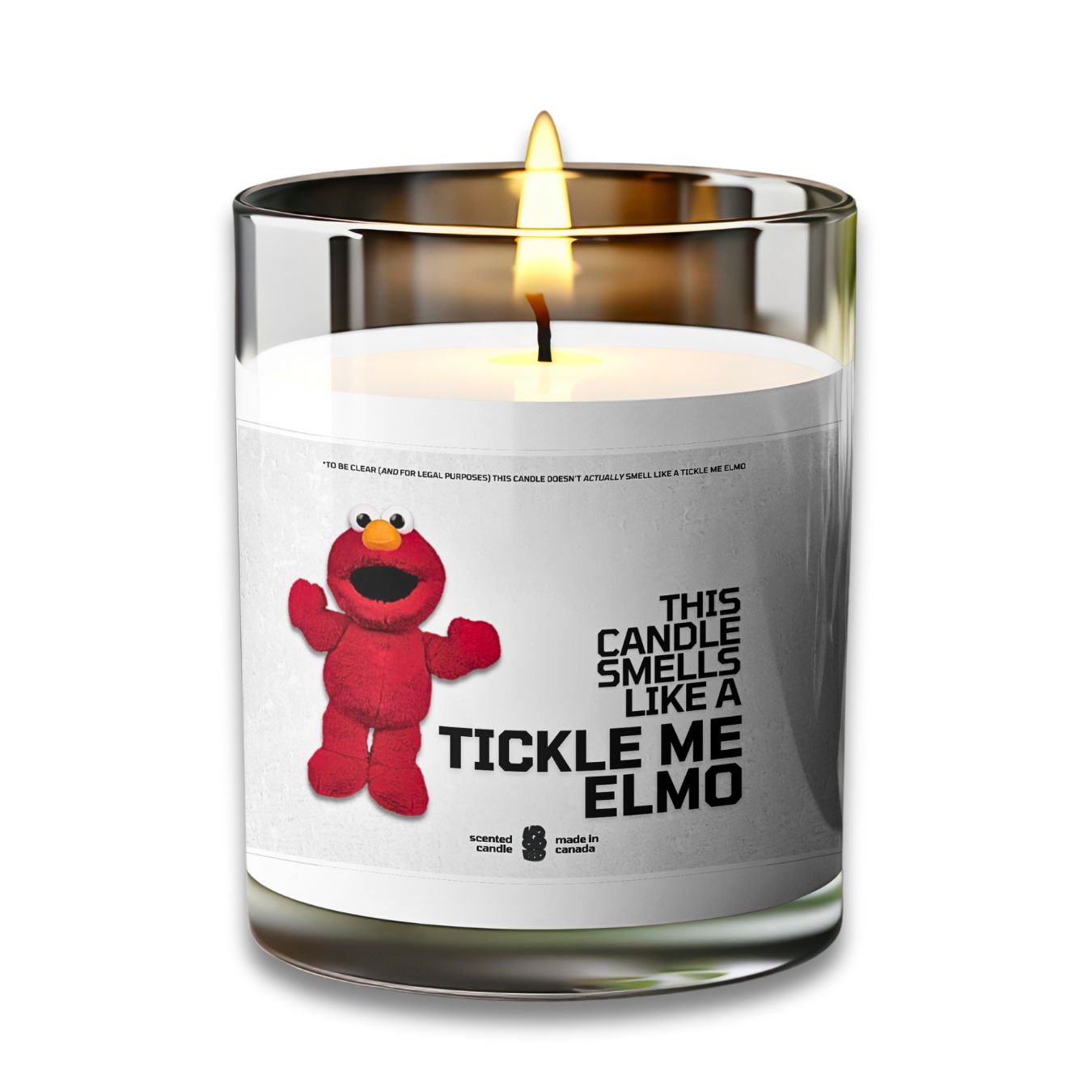 This Candle Smells Like a TICKLE ME ELMO - VOODEED.com / VOO•DEED