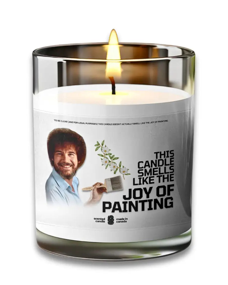 JOY OF PAINTING Candle - VOODEED.com / VOO•DEED