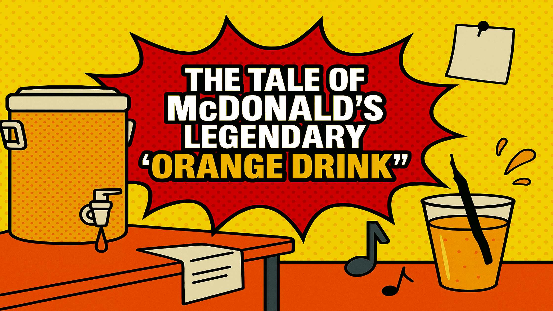 The  Tale of McDonald’s "Orange Drink"