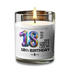 18 Birthday Candle 18 Year Old Birthday Gift Candle Voodeed