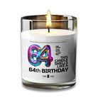 64th BIRTHDAY Candle - VOODEED.com / VOO•DEED