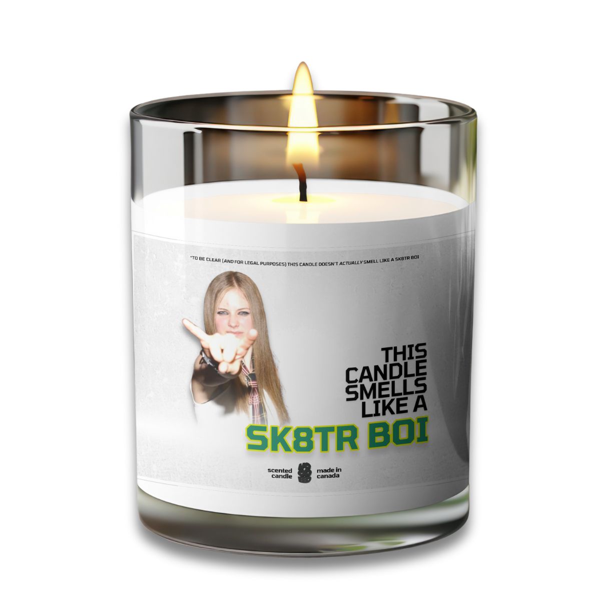 Avril Lavigne Candle Sk8tr Boi Candle Voodeed