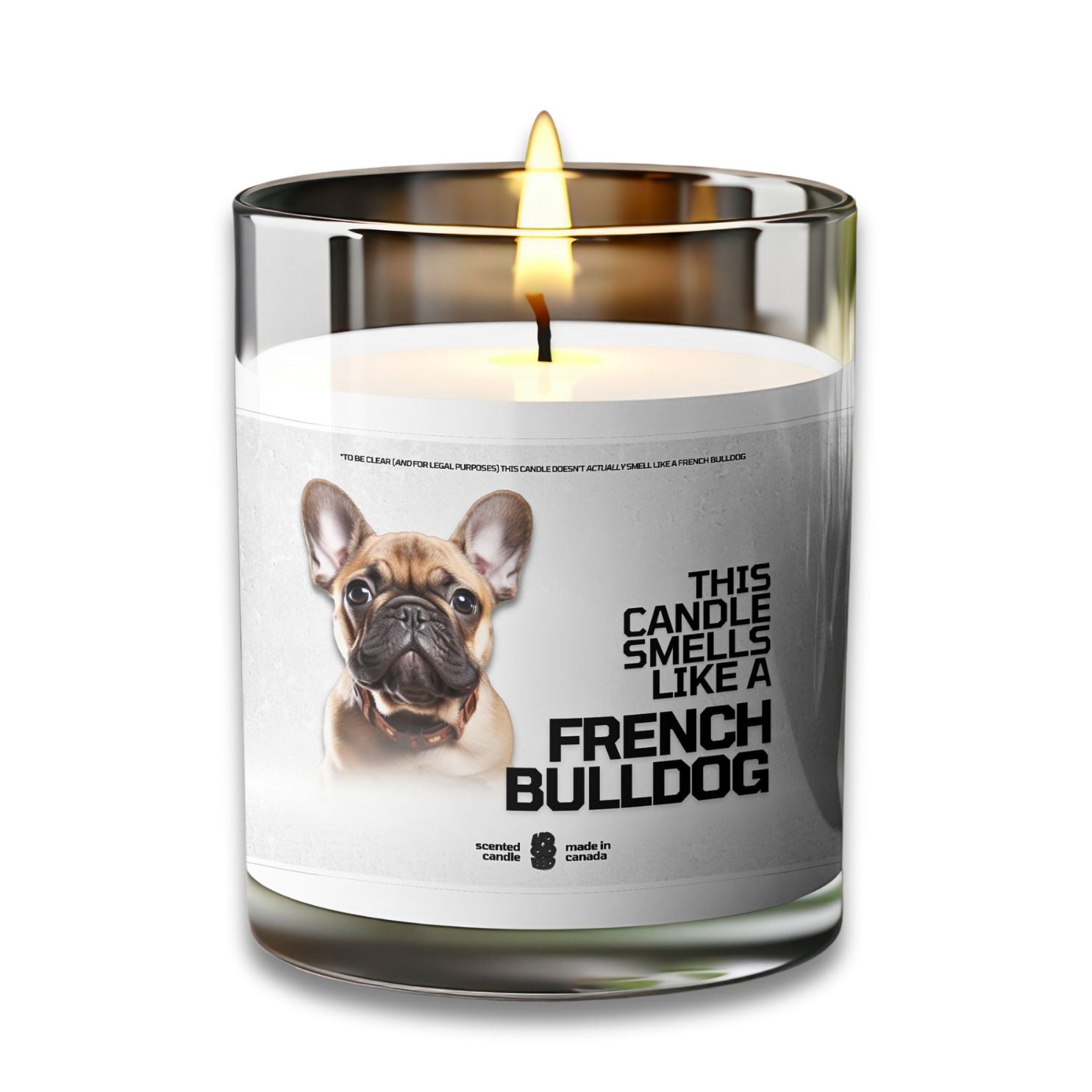 Frenchie French Bulldog Candle Bulldog Candle Voodeed