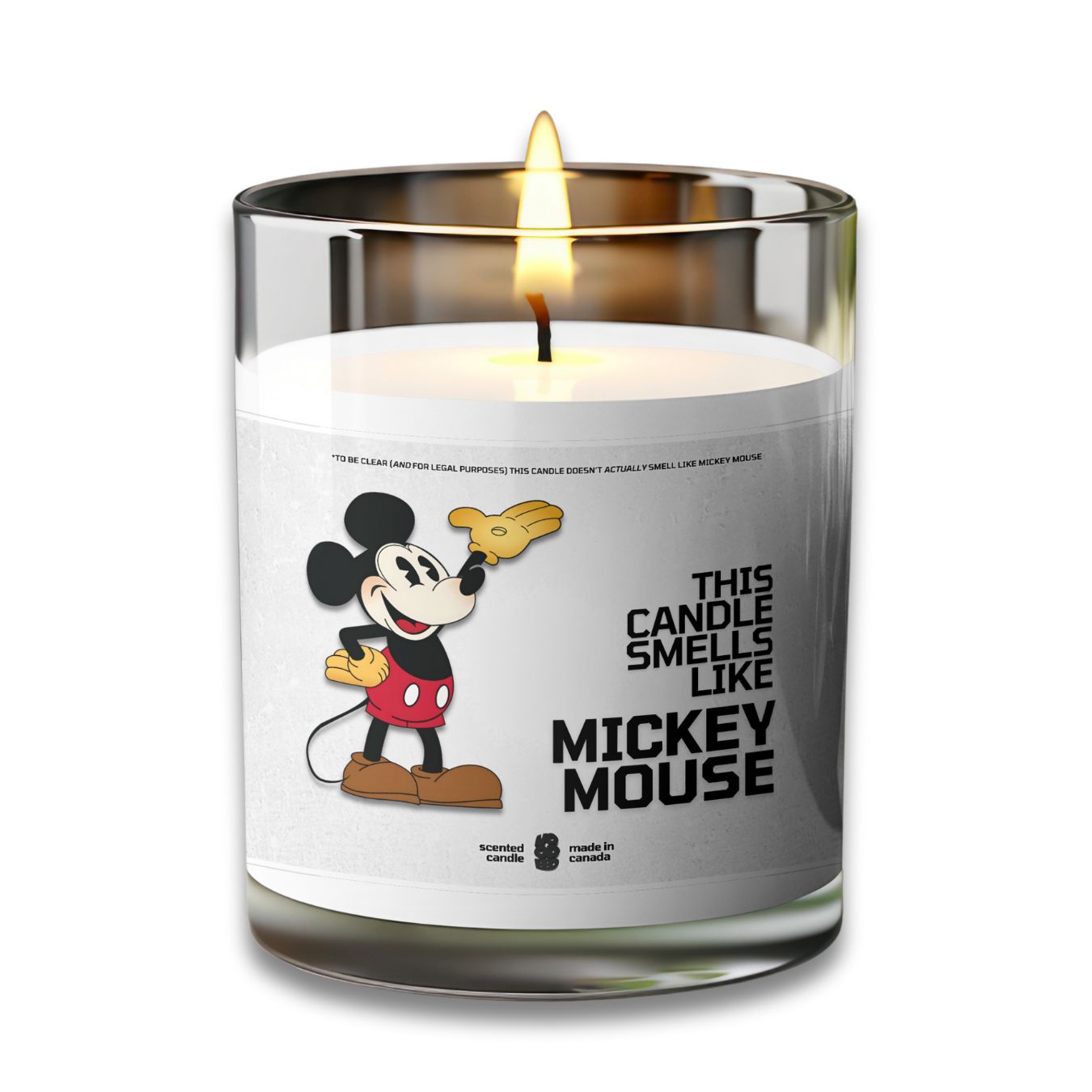 Mickey Mouse Candle Disney Candle Voodeed