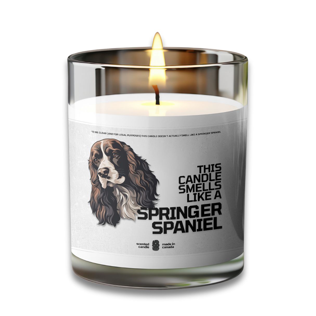 Springer Spaniel Candle Dog Candle Voodeed Candle