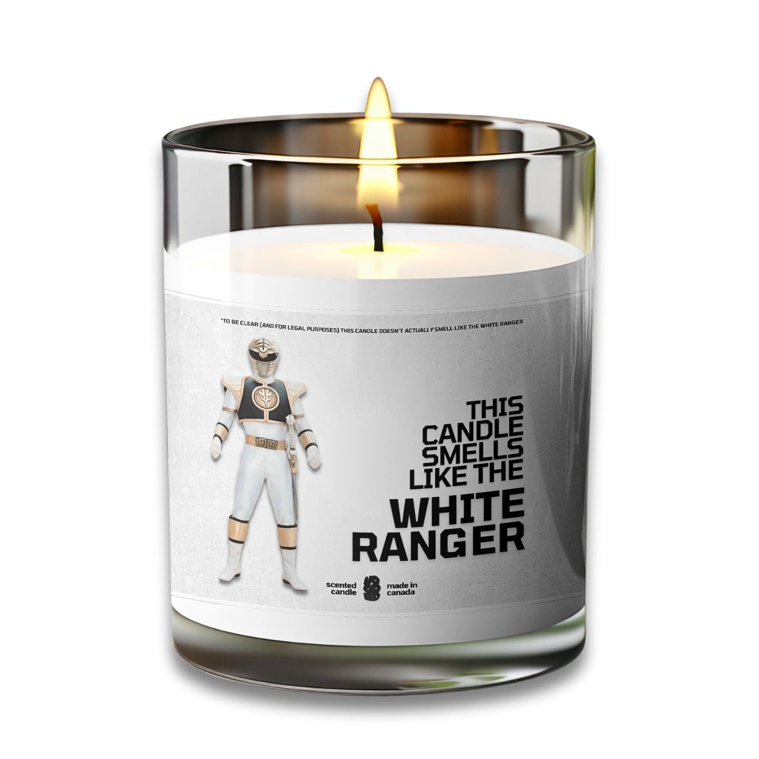 White Ranger Candle Power Rangers