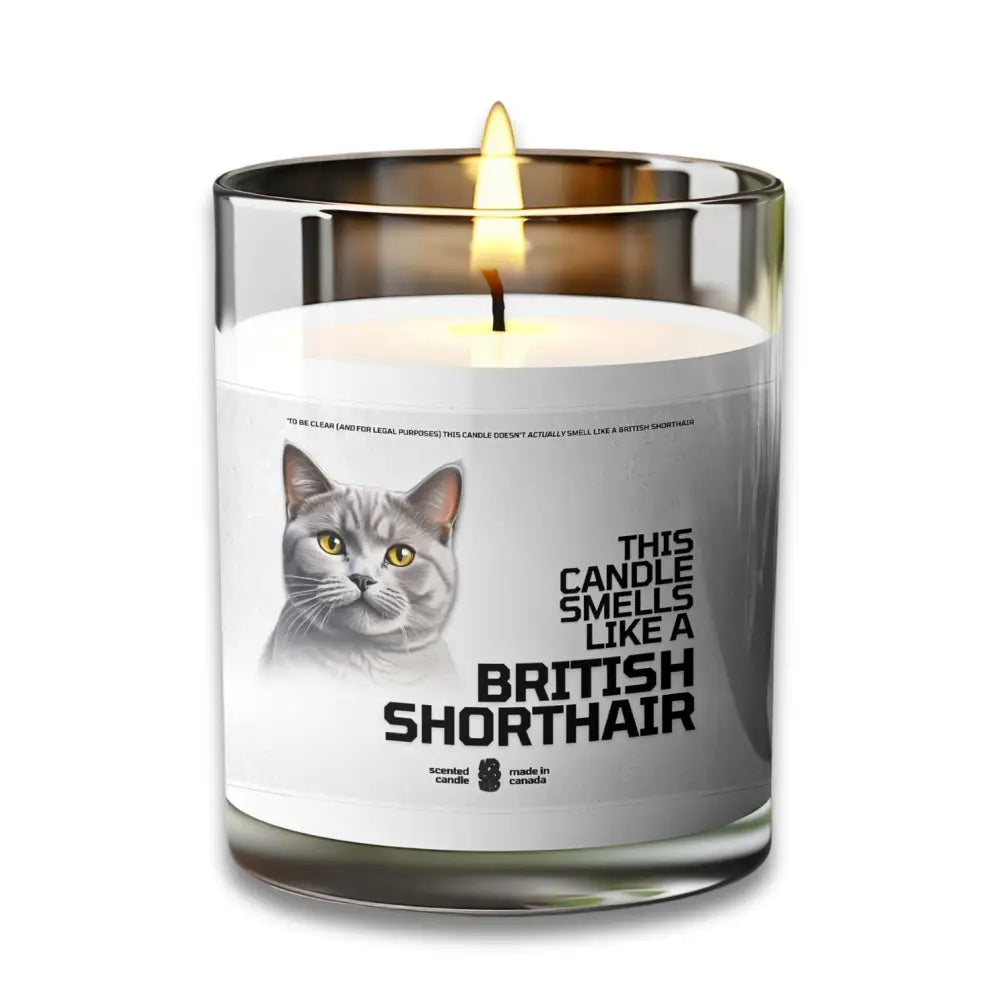 This Candle Smells Like a BRITISH SHORTHAIR - VOODEED.com / VOO•DEED