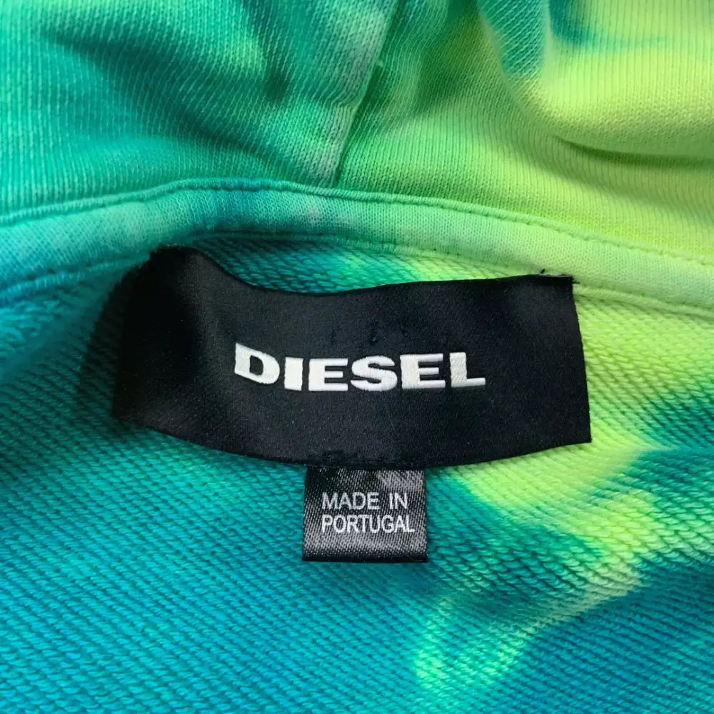 DIESEL | Copyright Green Tye Dye Hoodie (L) - VOODEED.com / VOO•DEED