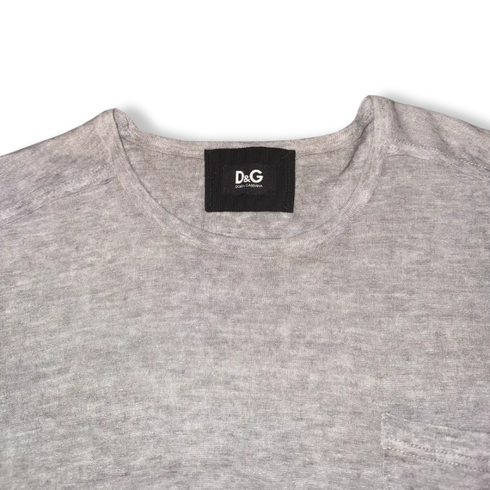 Extra Sheer/Thin 2009 Light Grey Vintage T-shirt (M) - VOODEED / VOO•DEED
