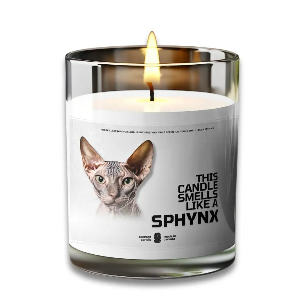 This Candle Smells Like a SPHYNX - VOODEED.com / VOO•DEED
