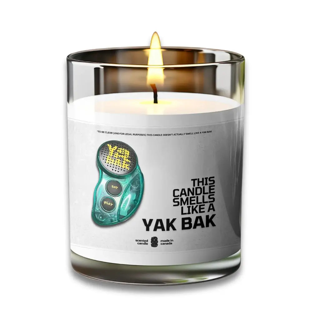 This Candle Smells Like a YAK BAK - VOODEED.com / VOO•DEED